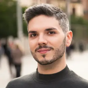 Retrato de Rubén Serrano