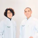 Fotografía de Özlem Türeci  y Ugur Sahin con la colaboración de Joe Miller