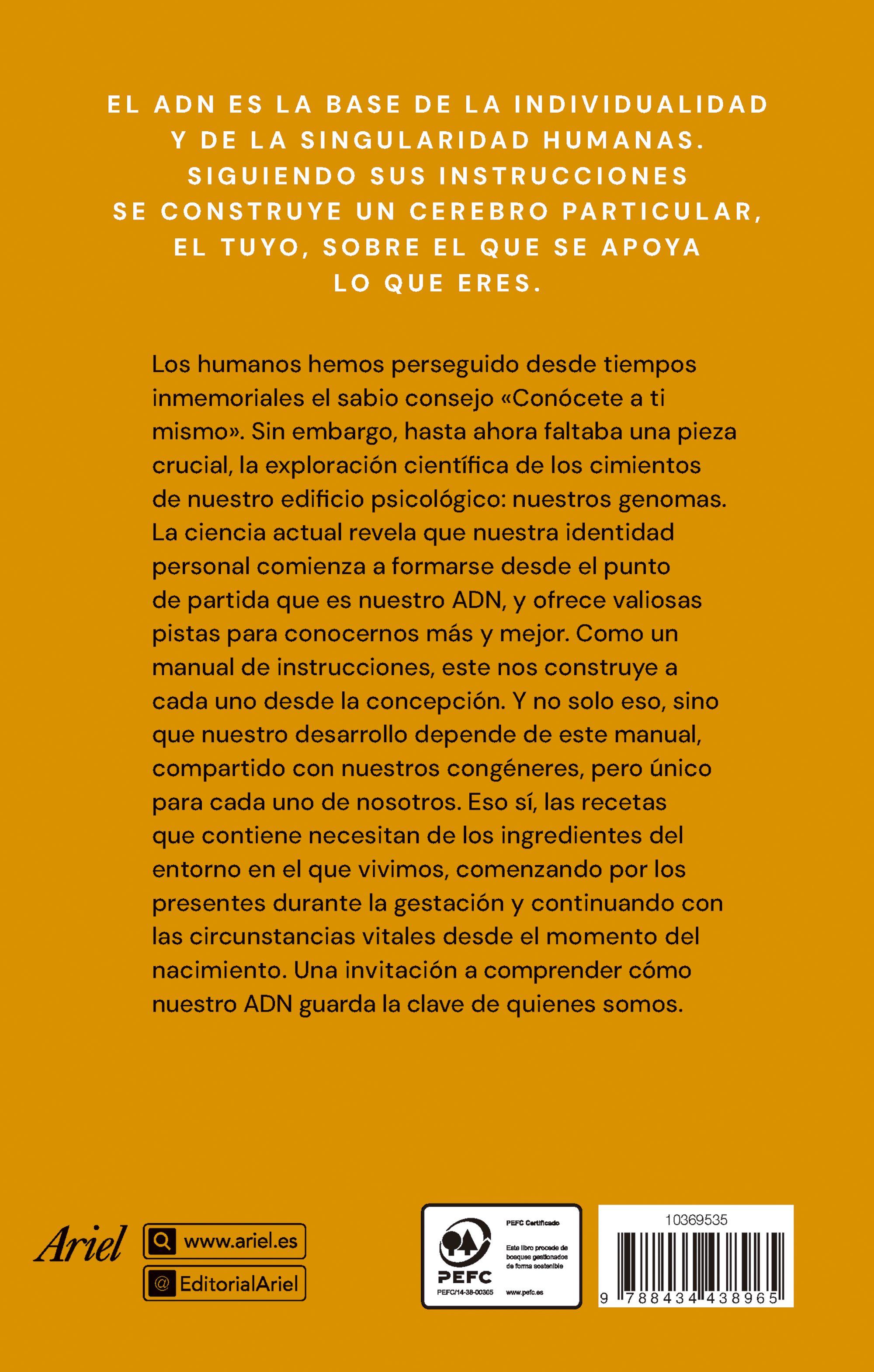 Miniatura contraportada Eres tu ADN