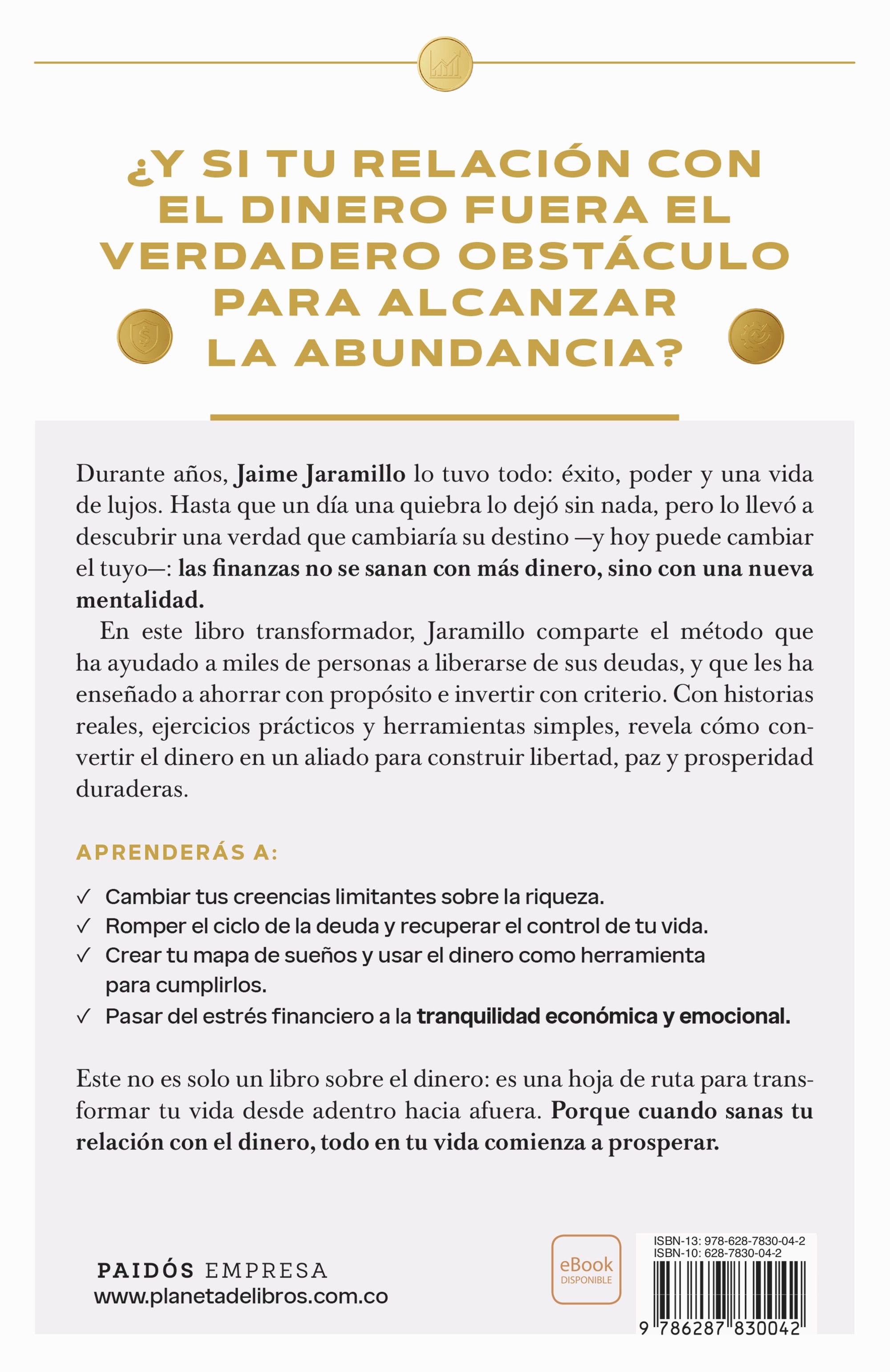 Miniatura contraportada Sana tus finanzas, transforma tu vida