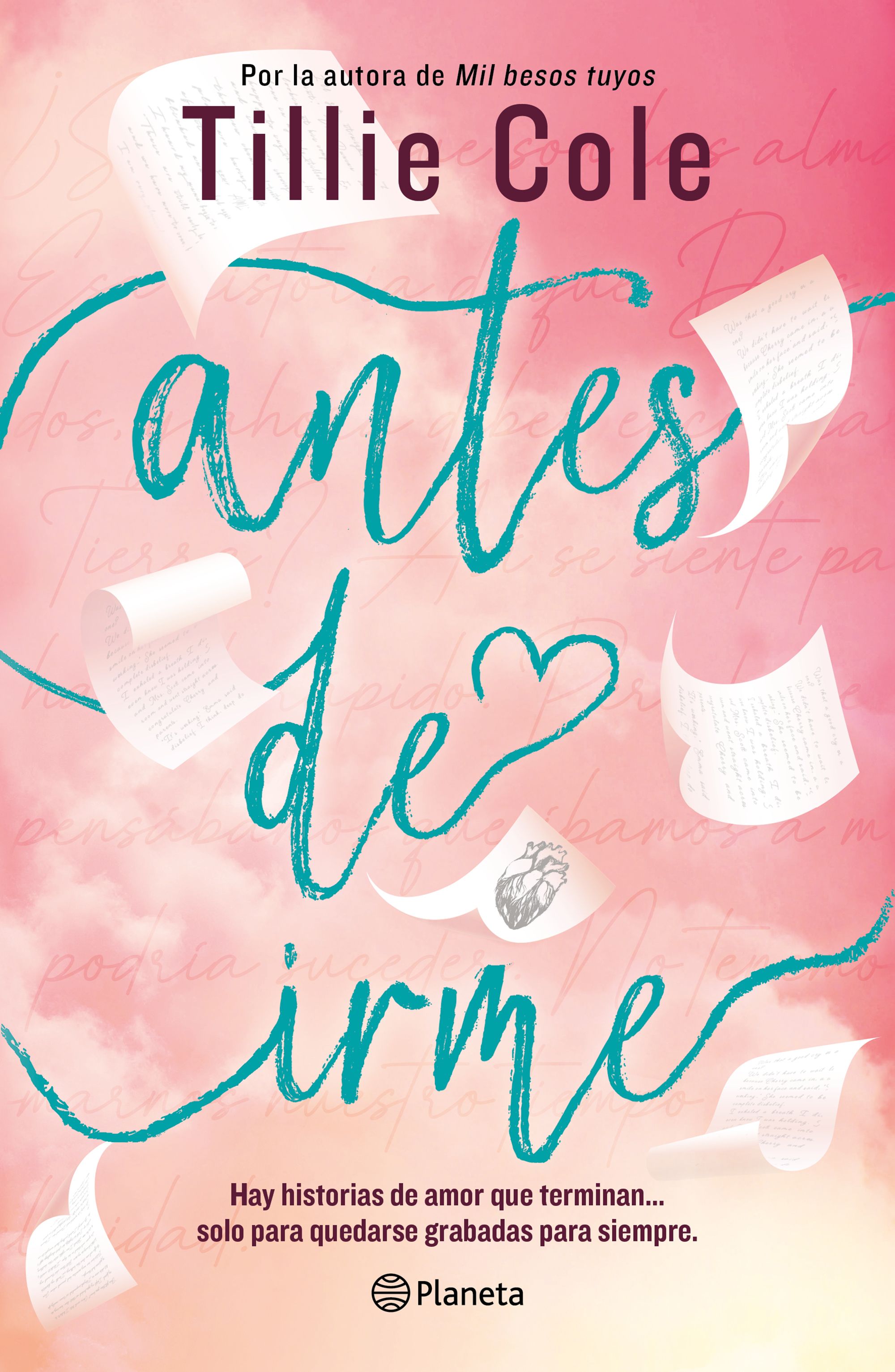 Portada Antes de irme