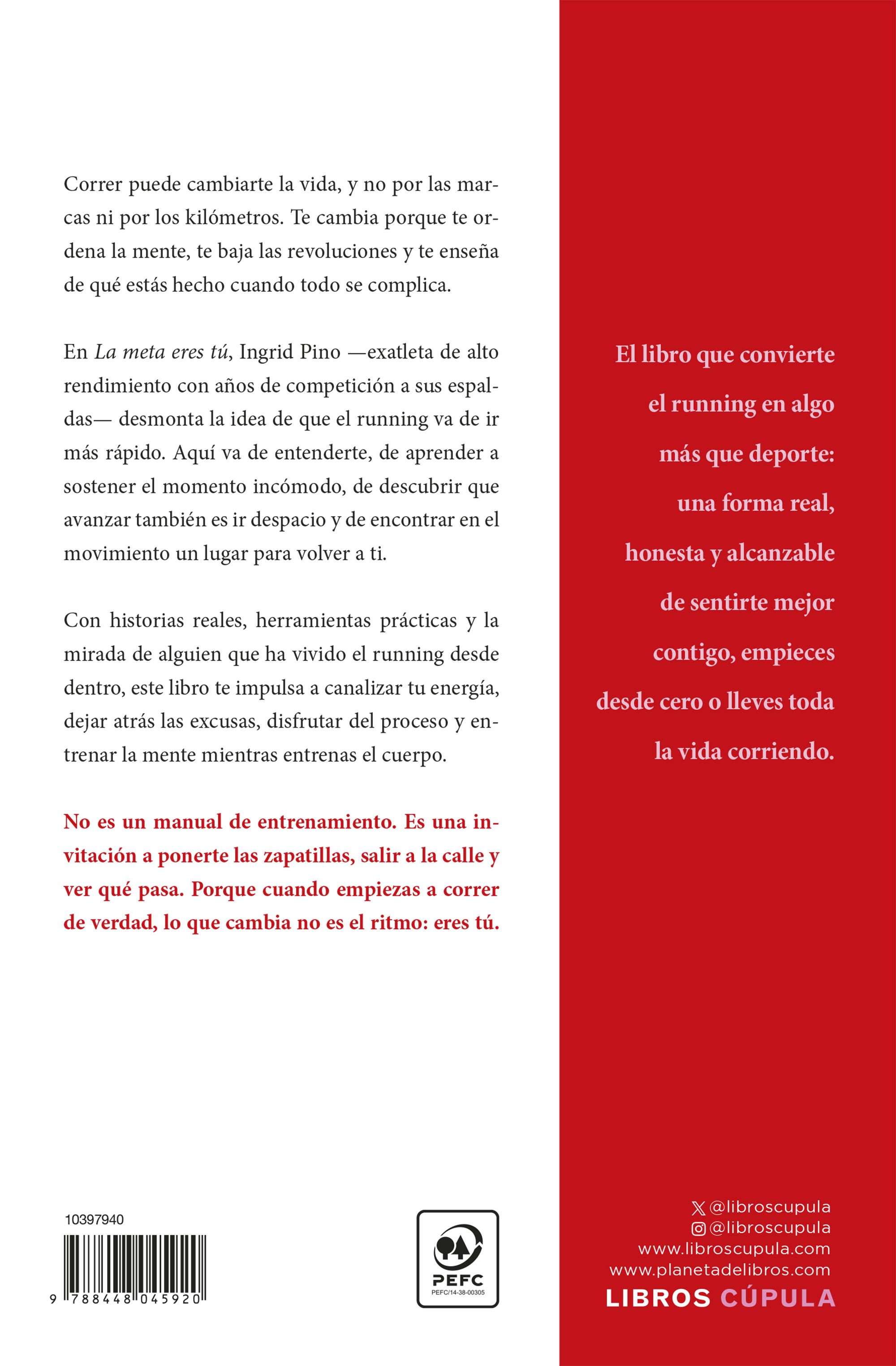 Miniatura contraportada La meta eres tú