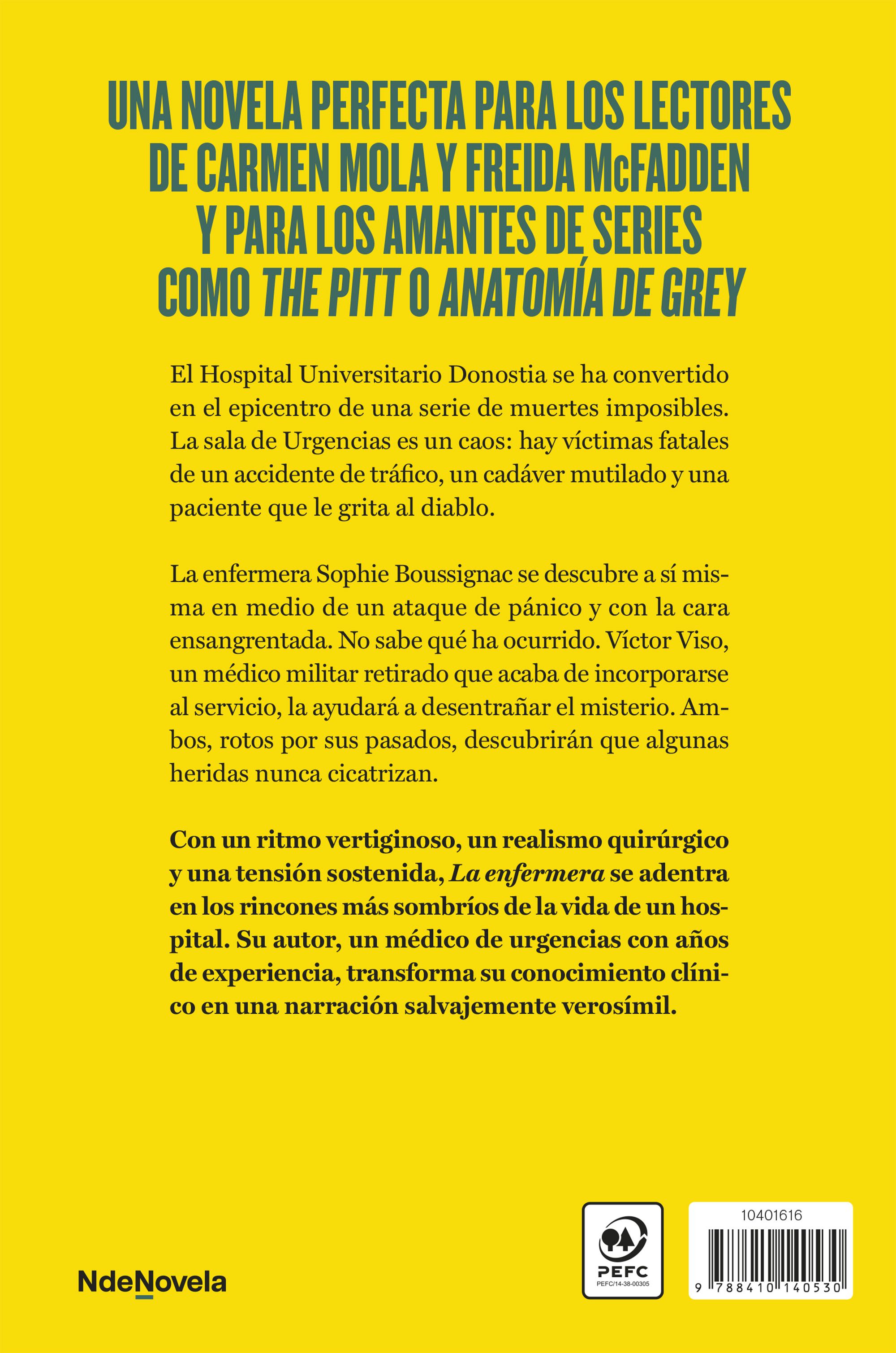 Miniatura contraportada La enfermera