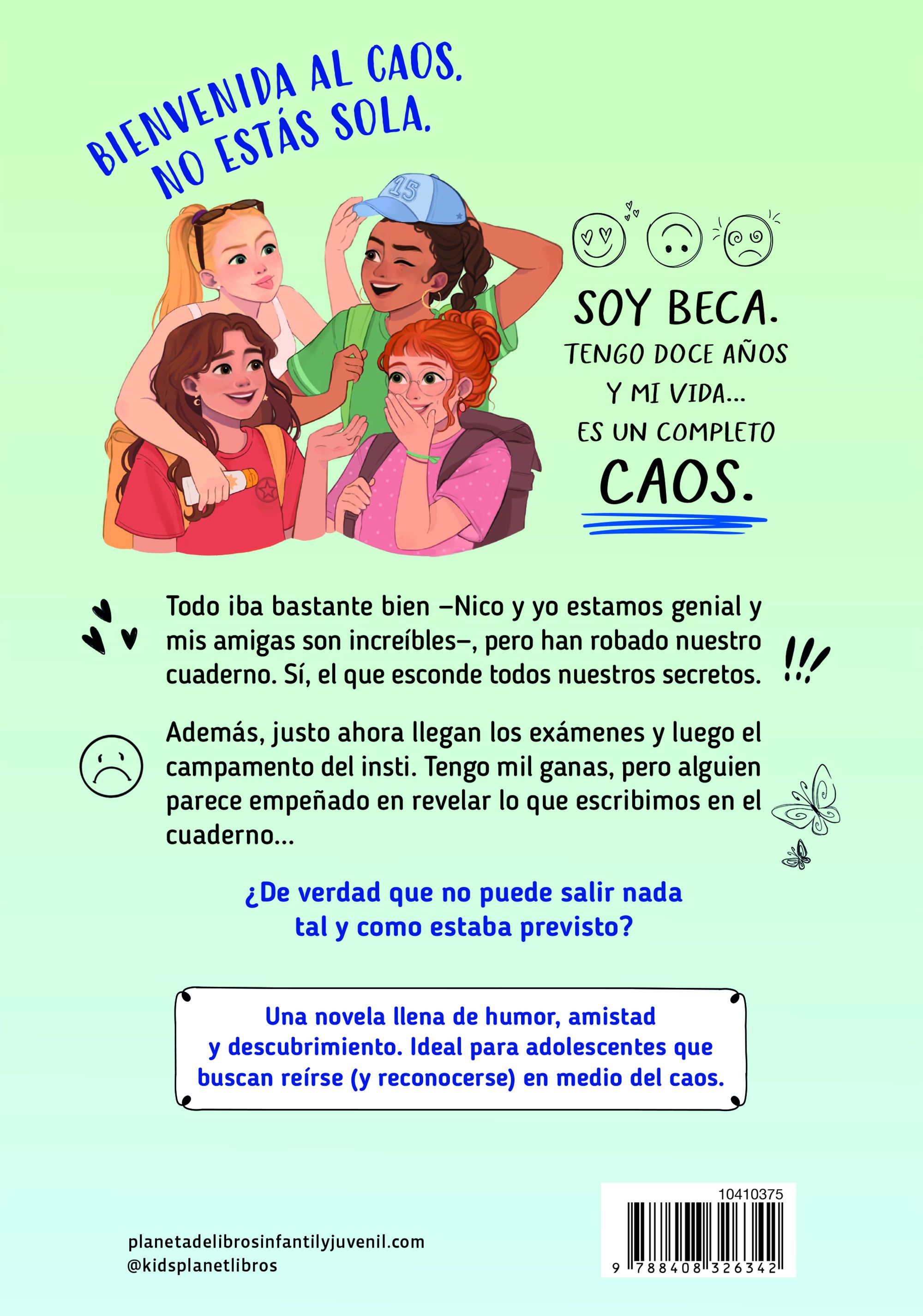 Miniatura contraportada El caos de Beca 3. Vale, este no era el plan