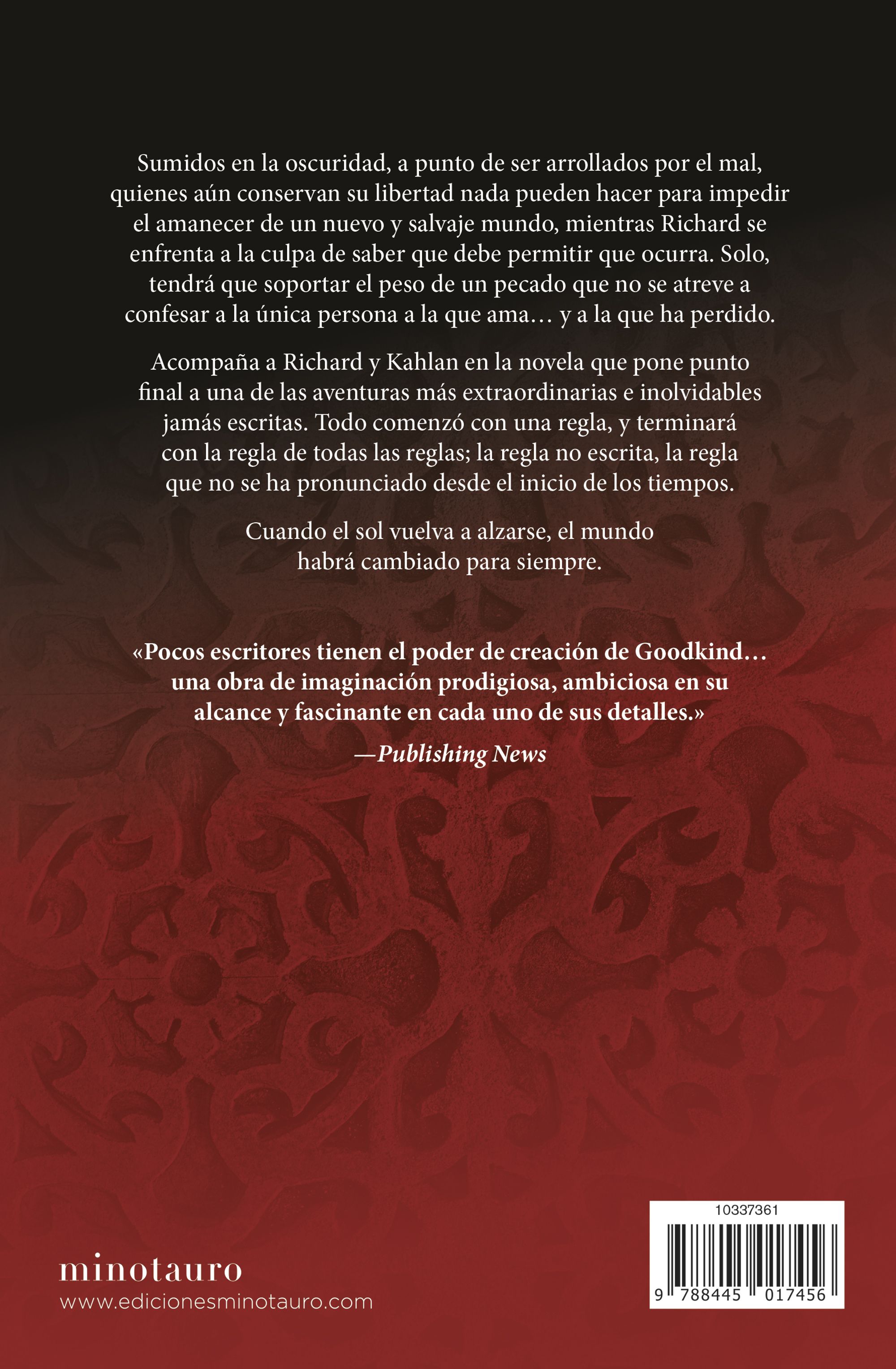 Miniatura contraportada La Espada de la Verdad nº 11/17 La Confesora
