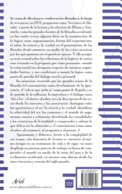 Miniatura contraportada La aparición de la lógica y crítica