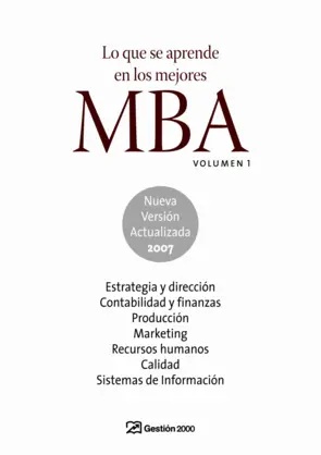Portada Lo que se Aprende en los Mejores MBA V.01