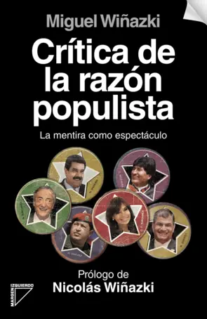 Portada Critica de la razón populista