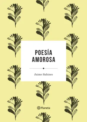 Portada Poesía amorosa