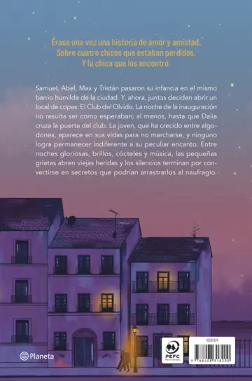 Contraportada El club del olvido (Edición especial firmada)