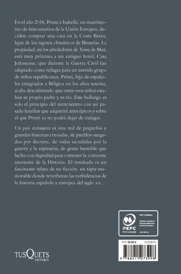 Contraportada Un país extranjero