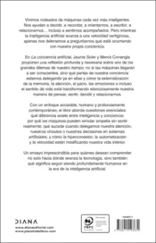 Miniatura contraportada La conciencia artificial