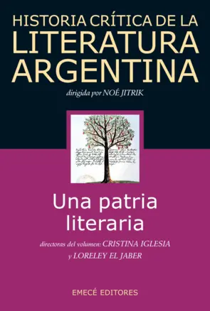 Portada Hist. Crit. Lit. Arg. T.1- Una patria literaria