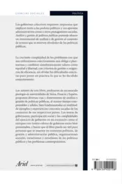 Miniatura contraportada Análisis y Gestión de Políticas Públicas