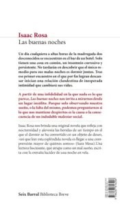 Miniatura contraportada Las buenas noches
