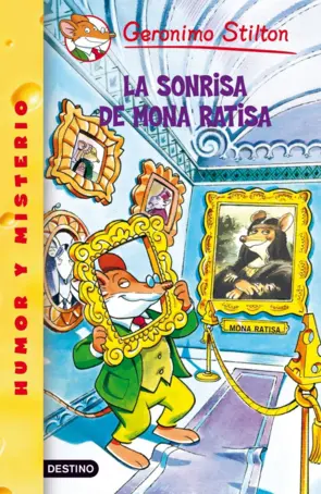 Portada La sonrisa de mona Ratisa - Geronimo Stilton