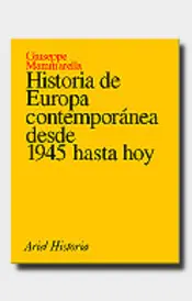 Portada Historia de Europa Contemporánea desde 1945 hasta