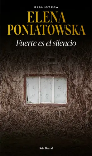 Portada Fuerte es el silencio