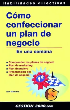 Portada Cómo Confeccionar un plan de Negocio
