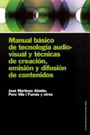Portada Manual Básico de Tecnología Audio-Visual y Técni