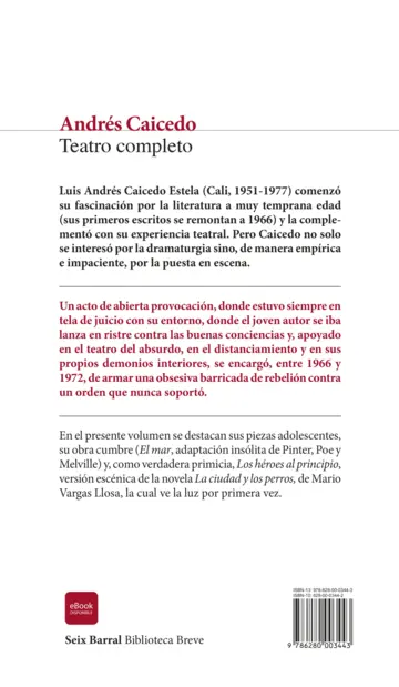 Contraportada Teatro completo