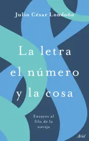 Portada La letra el número y la cosa