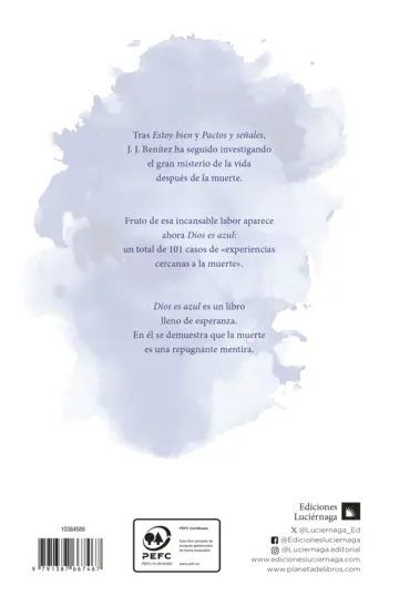 Contraportada Dios es azul