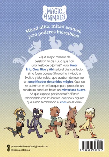 Contraportada Magic Animals 10. La guarida de las águilas