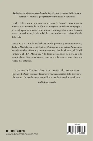 Contraportada Lo encontrado y lo perdido