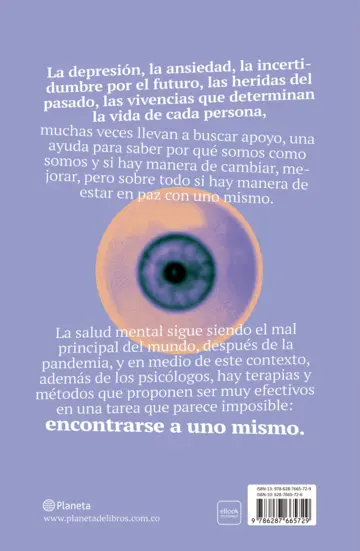 Contraportada Encontrarse a uno mismo