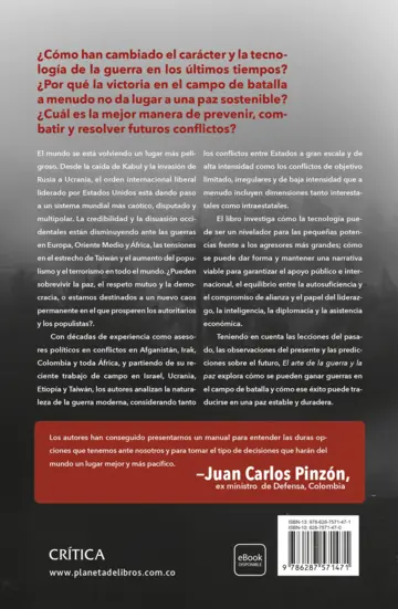 Contraportada El arte de la guerra y la paz