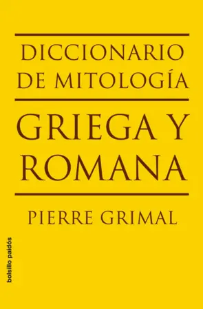 Portada Dicc. de Mitología Griega y Romana