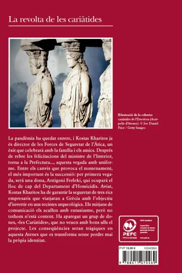 Contraportada La revolta de les cariàtides