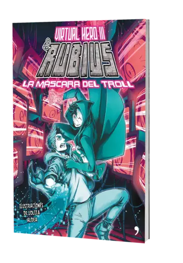 Portada Virtual Hero 3. La máscara del troll