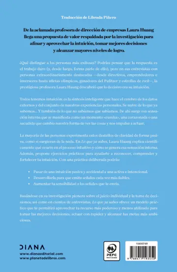 Contraportada Lo que ya sabes