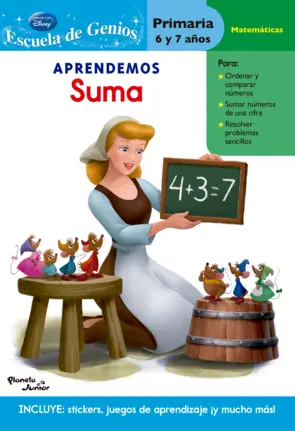 Portada Aprendemos suma - Princesas