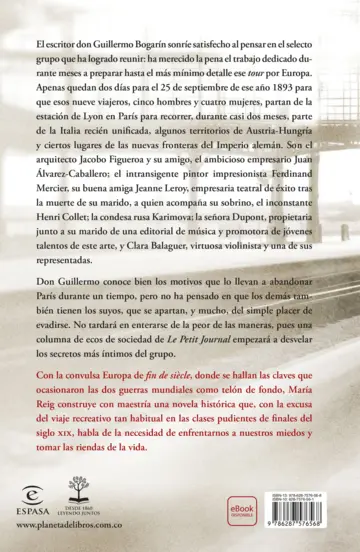 Contraportada Sonó un violín en París