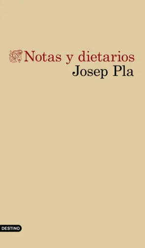 Portada Notas y dietarios