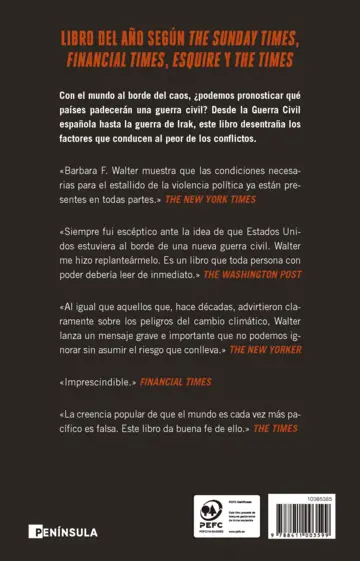 Contraportada Cómo empieza una guerra civil