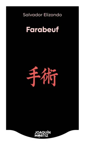 Portada Farabeuf o la crónica de un instante