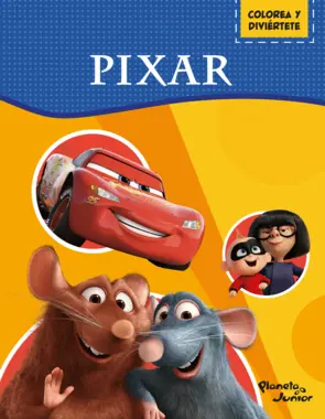 Portada Colorea y diviértete. Pixar
