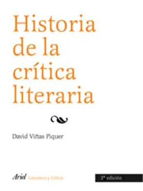 Portada Historia de la Crítica Literaria (nva.prest)