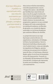 Miniatura contraportada La proporción áurea