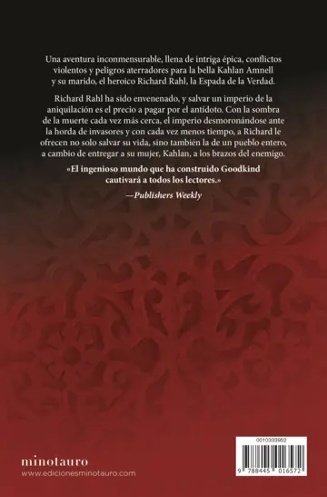 Contraportada La Espada de la Verdad nº 08/17 El imperio de los vencidos