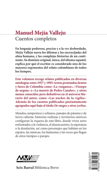 Contraportada Cuentos completos