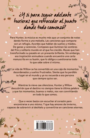 Contraportada Lo que la nieve susurra al caer