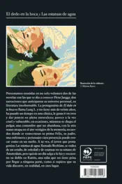 Miniatura contraportada El dedo en la boca y Las estatuas de agua