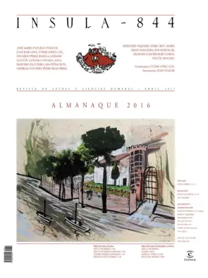 Portada Almanaque 2016 (Ínsula n° 844, abril de 2017)