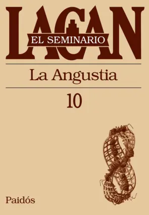 Portada El Seminario Libro 10 La Angustia