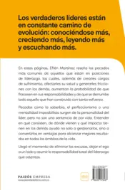 Miniatura contraportada Los siete pecados del líder